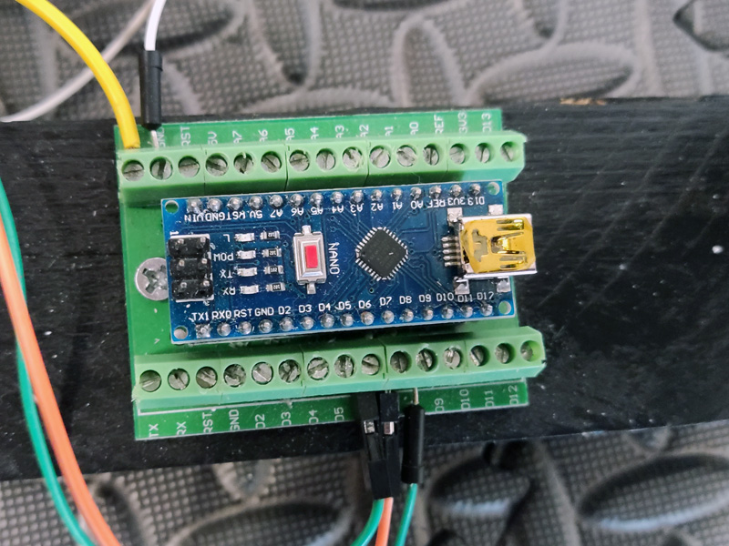 Branchements sur l'Arduino