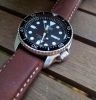 Bracelet Hirsch Mariner sur montre Seiko Diver