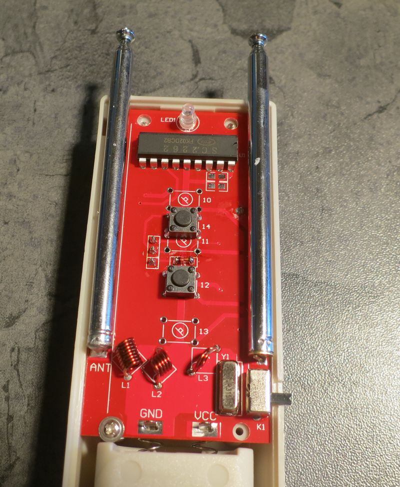 Circuit imprimé du brouilleur