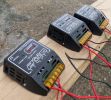 Charge simultanée de trois batteries avec un panneau solaire