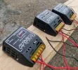 Charge simultanée de trois batteries avec un panneau solaire