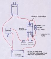 Schéma de câblage du MOSFET