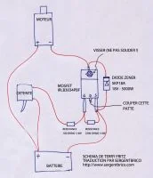 Schéma de câblage du MOSFET