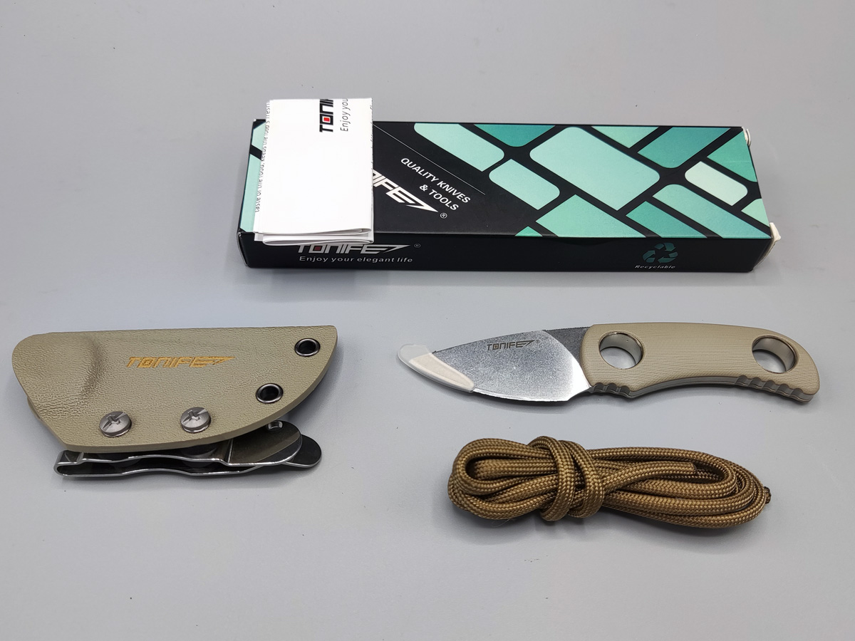 Packaging du couteau Tonife Runer
