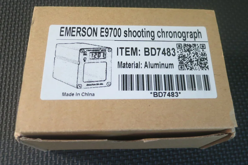Chronographe Emerson dans sa boîte