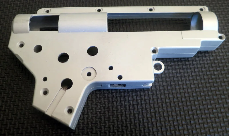 Coque de gearbox après microbillage