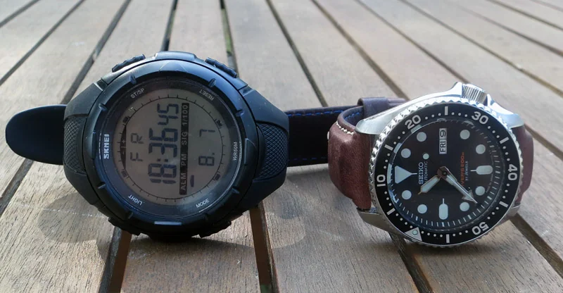 A coté de la Seiko Diver