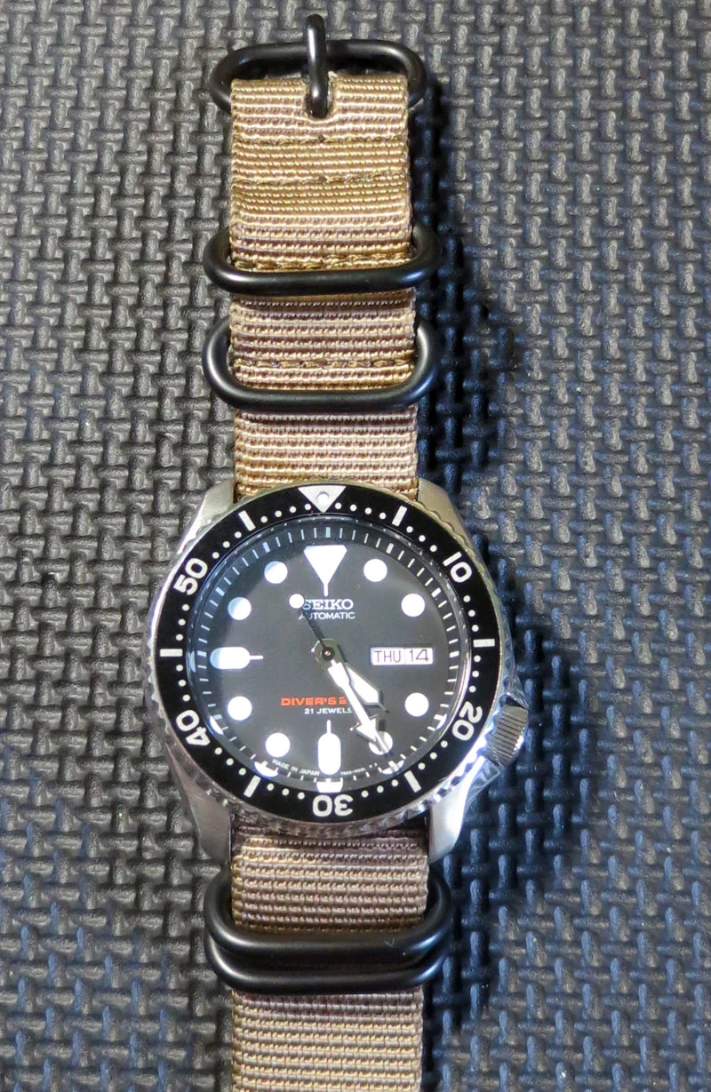 Bracelet Nato ZULU sur Seiko