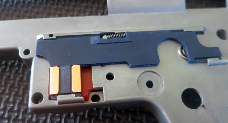 Selector plate Lonex monté sur la gearbox