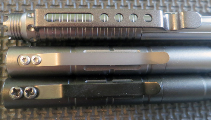 Clips des stylos tactiques